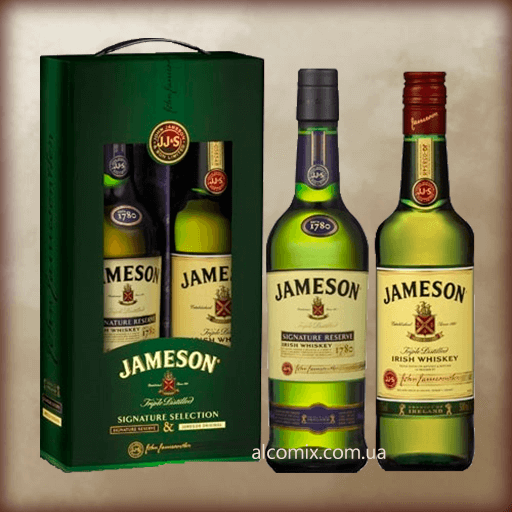 Jameson Signature Selection Twin Pack 1L (Виски Джеймсон Сигнатур Резерв + Ориджнл 2x0.5l 1л)