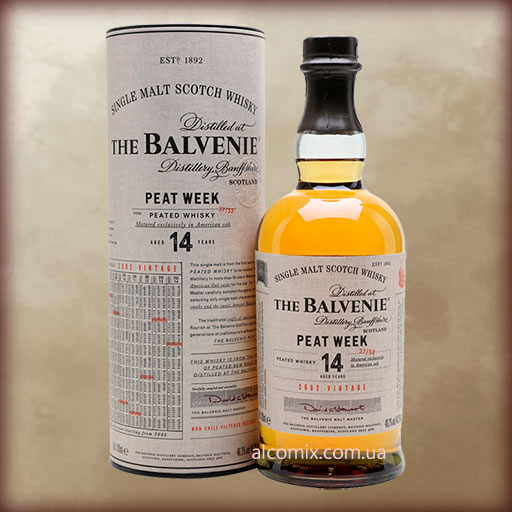 Balvenie 14 Years Old Peat Week 0,7L (Балвини 14 лет Пит Вик 0,7л)