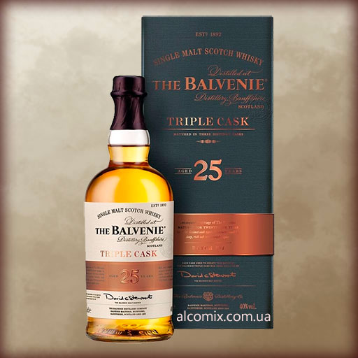 Balvenie 25 Years Old, Triple Cask 0,7L (Балвени 25 лет Трипл Каск 0,7л)
