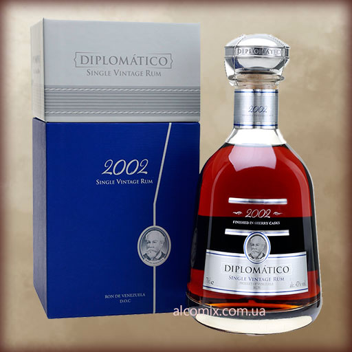 Diplomatico Single Vintage 2002 Year 0,7L (Дипломатико Снигл Винтаж 2002 года 0,7л)