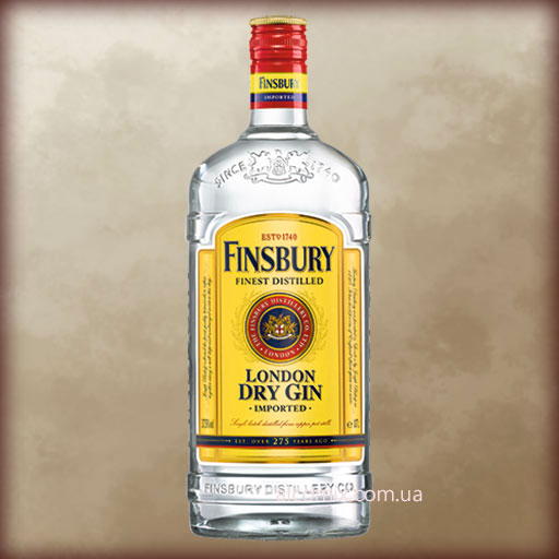 Finsbury London Dry Gin 37,5% 1L (Финсбери Лондон Драй Джин 37,5% 1л)