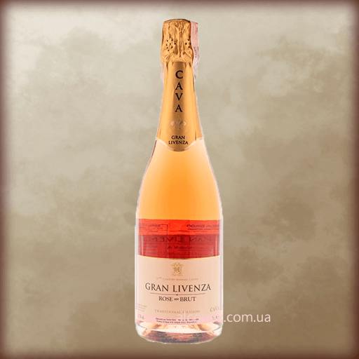 Cava Gran Livenza Rose Brut 0,75L (Шампанское Кава Гран Ливенца Розе Брют 0,75л)