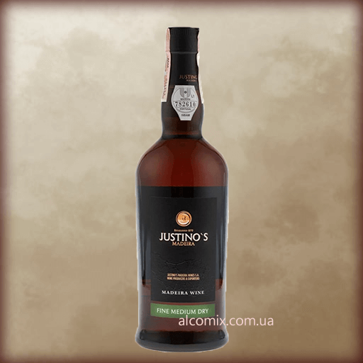 Justino's Madeira Reser.Fine Medium Dry 3yo 0,75l (Вино Джастинос Мадейра Резерв Файн Медиум Драй 3 года 0,75л)