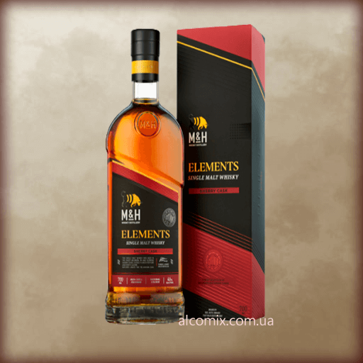 M&H Sigle Malt Sherry Cask 0,7L (Виски кошерный М&Х Сингл Молт Шерри Каск 0,7л)