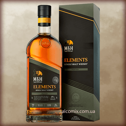 M&H Sigle Malt Peated Cask 0,7L (Виски кошерный М&Х Сингл Молт Питед Каск 0,7л)