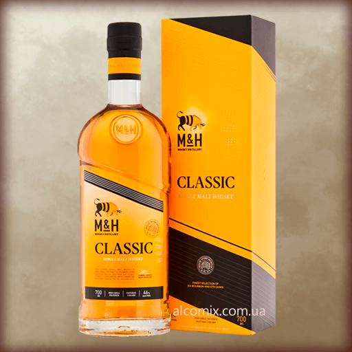 M&H Classic Single Malt 0,7L (Виски кошерный М&Х Классик Сингл Молт 0,7л)