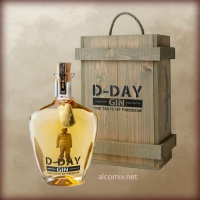 D-Day Gin Gold Edition 75th Anniversary In Wooden Box 0.7L (Джин Д-​Дэй Голд Эдишин 75 Анниверсари 0.7л)