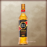 Cachaca 51 Gold Premium 0,7L (Кашаса 51 Голд Премиум 0,7л)