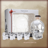 Crystal Head With 4 Shots 0.7L (Кристал Хэд с 4-мя рюмками 0.7л)