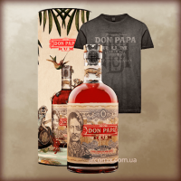 Don Papa + T-Shirt 0.7L (Ром Дон Папа + Футболка 0.7л)