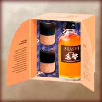 Akashi Meisei Blended + 2 Glasses 0.5L (Акаши Мейсей Блэндед + 2 Стакана 0.5л)
