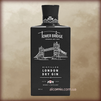 Tower Bridge London Dry Gin Black 0,35L (Джин Тауэр Бридж  Лондон Драй Блек 0,35л)