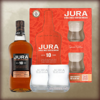 Jura 10 Years Old with Glasses 0,7L (Джура 10 Лет со Стаканами 0,7л)