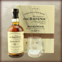 Balvenie Doublewood 12 Years Old with Glass 0,7L (Балвини Даблвуд 12 лет со стаканом 0,7л)