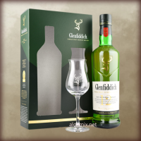 Glenfiddich 12 Years Old + glass, 0,7L (Гленфиддик 12 лет + бокал, 0,7л)